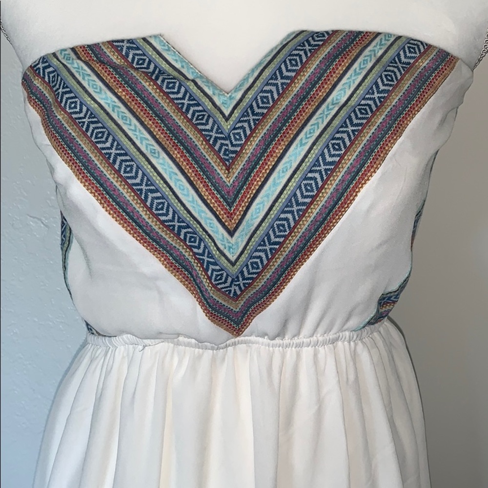 Strapless dress